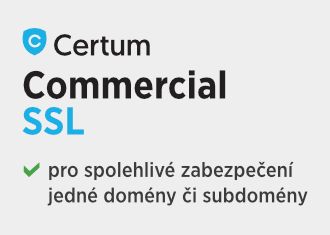SSL certifikát Certum Commercial SSL