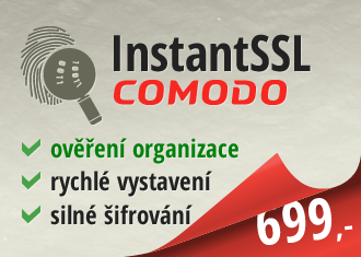 SSL certifikát Instant SSL InstantSSL