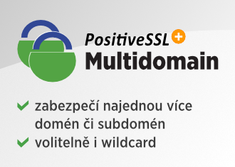 SSL certifikát PositiveSSL SAN