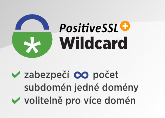 SSL certifikát PositiveSSL Wildcard