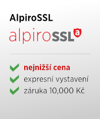 SSL certifikát Alpiro AlpiroSSL