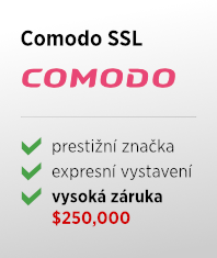 SSL certifikát Comodo SSL