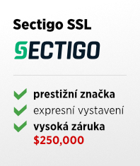 SSL certifikát Sectigo SSL (Comodo SSL)