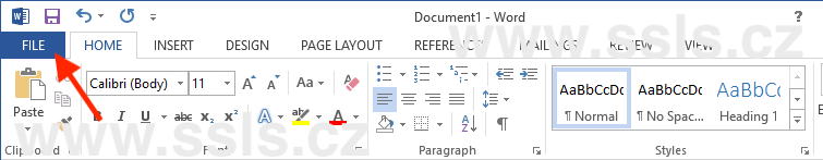 Microsoft Office Word docx digitální podpis dokumentu